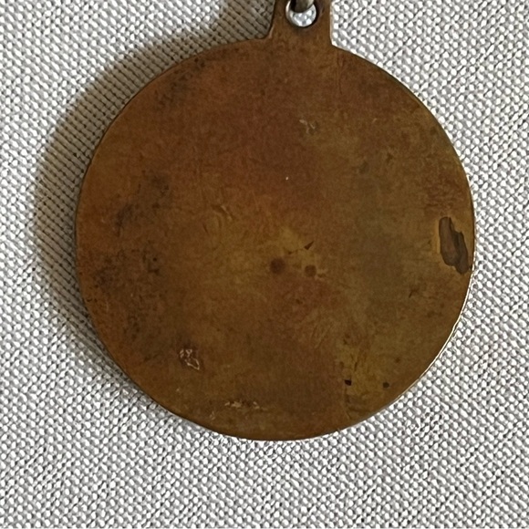 “Do right and fear no man.” Vintage Medal Pendant, Possibly WWI - Picture 5 of 8